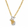 Oro De 18 Quilates/Acero