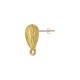 Zamak Earring Teardrop with Loop ~7x12mm