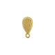 Zamak Earring Teardrop with Loop ~7x12mm