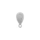Zamak Earring Teardrop with Loop ~7x12mm