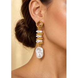 Boucle D'Oreille Ronde en Zamak avec Anneau 11 mm
