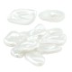 Pearl ABS Irregular Bead Flat 18x10mm Ø1mm
