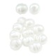 Πέρλα Συνθετική Χάντρα Οβάλ 15x13mm Ø2mm