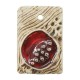 Pendentif en Céramique Émaillée avec Grenade 41 x 59 mm