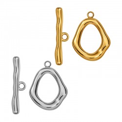 Ανοξείδωτο Ατσάλι 304 Κούμπωμα Τ 16x21mm & 6x26mm (2τμχ/Σετ)
