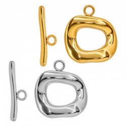 Ανοξείδωτο Ατσάλι 304 Κούμπωμα Τ 24x27mm Μπάρα 8x33mm