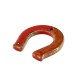Ciondolo in Ceramica Smaltata a Forma di Ferro di Cavallo 48X53 mm Ø4 mm