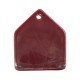 Colgante de Cerámica Esmaltada con Forma de Casa 40 x 49 mm