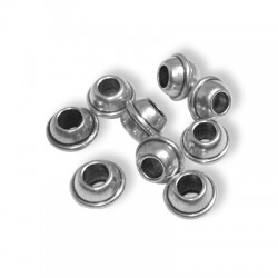 Brass Bead Round 8x5.4mm Ø3.7mm