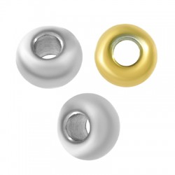 Ανοξείδωτο Ατσάλι 303 Χάντρα Ροδέλα 5mm/3mm Ø2mm