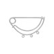 Brass Safety Pin 58x28mm/1.5mm