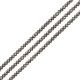 Glass Crystal Bead Faceted 3mm Ø0.8mm (~155pcs/str)