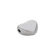 Breloque Cœur en Métal/Zamac, 12mm (Ø 1.6mm)