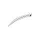 Colgante de Zamak en forma de diente, 55 x 6 mm, Ø 2 mm