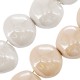 Cuenta Redonda de Cerámica Esmaltada 43 x 50 mm Ø ~ 5,5 mm