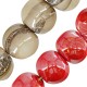 Enameled Ceramic Bead Round 43x50mm Ø~5.5mm