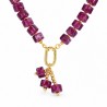 Fucsia / Placcato in Oro 24 Carati / 0,12 µm