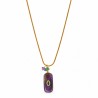 18K Gold/ Purple/ Green