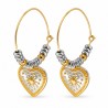 Oro De 18 Quilates/Acero