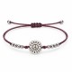 Bracelet with Silver St. Steel Beads & Round Piece Tag