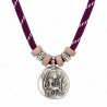 999° Silver Antique Plated/ 5µm/ Purple/ Mocka