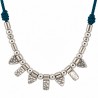 Plaqué Argent Antique 999° / 5 µm / Bleu Pétrole