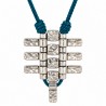 Plaqué Argent Antique 999° / 5 µm / Bleu Pétrole