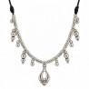 999° Silver Antique Plated/ 5µm/ Black