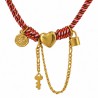 Oro De 18 Quilates / Rojo / Rosa / Multicolor
