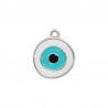 Rhodié / Blanc / Turquoise / Noir