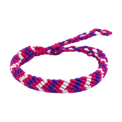 Woven Friendship Bracelet (V-shaped weave)