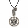 999° Silver Antique Plated/ 5µm/ Black