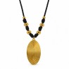 18K Gold/ Black