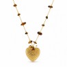18K Gold/ Amber