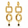 18K Gold/ Black