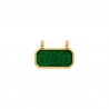 24K Gold Plated/ 0.12µm/ Transparent Green