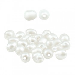 Perle ABS Ovale Irrégulière 8 x 6 mm Ø 1.2 mm