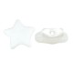 Pearl ABS Bead Star 9mm Ø1mm