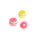 Resin Bead Round with Stripes 12mm