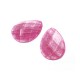 Resin Cabochon Flatback Teardrop Glitter 10x14mm