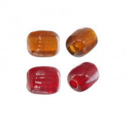 Glass Bead Tube 22x26mm Ø8.2mm