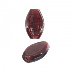 Perla di Vetro Ovale 24X35 mm Ø3.2 mm
