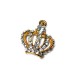 Rhinestone Crown 15x18mm
