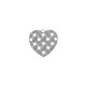 Stainless Steel 304 Charm Heart 20x19mm