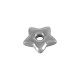 Stainless Steel 304 Charm Star 19mm/4.5mm Ø3.5mm
