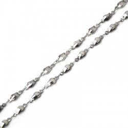 Chaîne maille 3.8x10mm en Acier Inoxydable 304