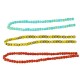 Perla di Vetro in Stile Murano a Forma di Tubo 6x6 mm (Ø~1.5 mm)