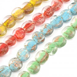Entrepieza de Cristal Murano Redonda 13mm