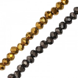 Γυάλινη Χάντρα Κρυσταλλάκι Πολυεδρική 3.2mm (~165τμχ)
