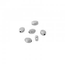 Perle Ovale en Acier Inoxydable 316 6.5 x 8 mm Ø1.5 mm